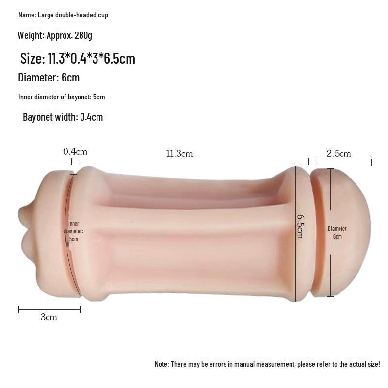 Electric Aircraft Cup Liner: Silicone Men's Masturbator - Drunk Cat Soft Rubber Adult Toy
