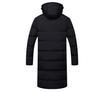 Unisex Winter Sports Coat with Velvet, Over-the-Knee Mid-Length, National Costume Design, for Men, Women, and Children.