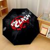 The Clash Print 8?Ribs Automatic Umbrella Wind Resistant Lightweight Folding Umbrella For Outdoor Travel