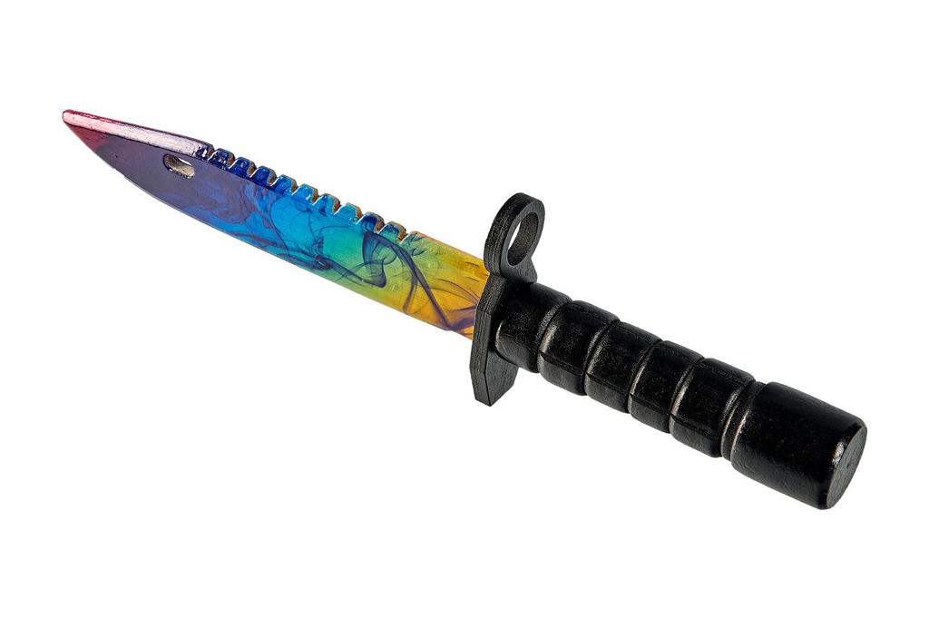 Buy CS2 CS:GO Wooden Bayonet M9 Marble Fade 2, Maskbro, Wooden Knife ...