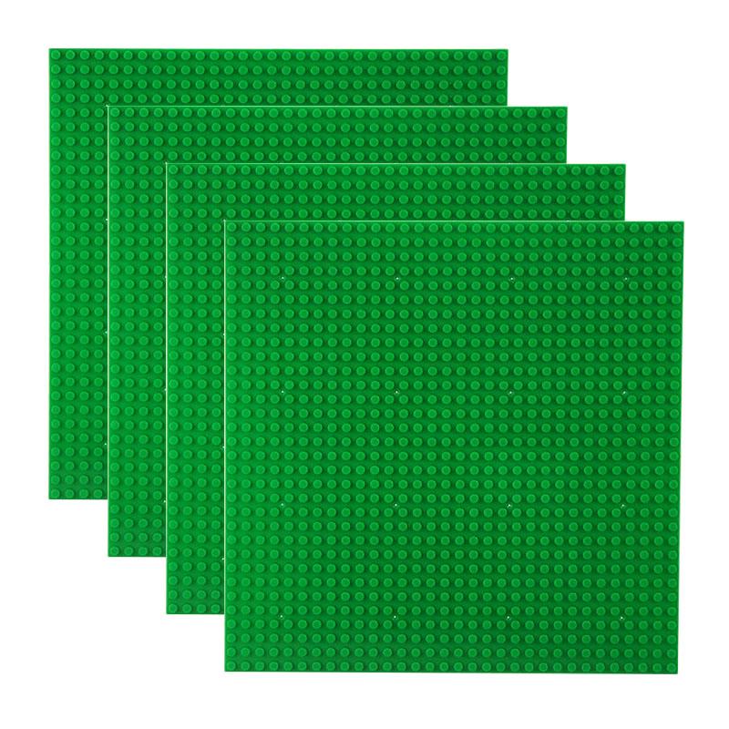 4 Pezzi Piastre Base 32x32 Punti Classiche Piastre Base Blocchi Mattoncini da Costruzione in Plastica Assemblaggio Compatibile Marca MOC Friends City