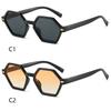Polygon Vintage Simple Sunglasses Women Men Classic Fashion Sun Glasses Daily Commute Driving Shade Glasses