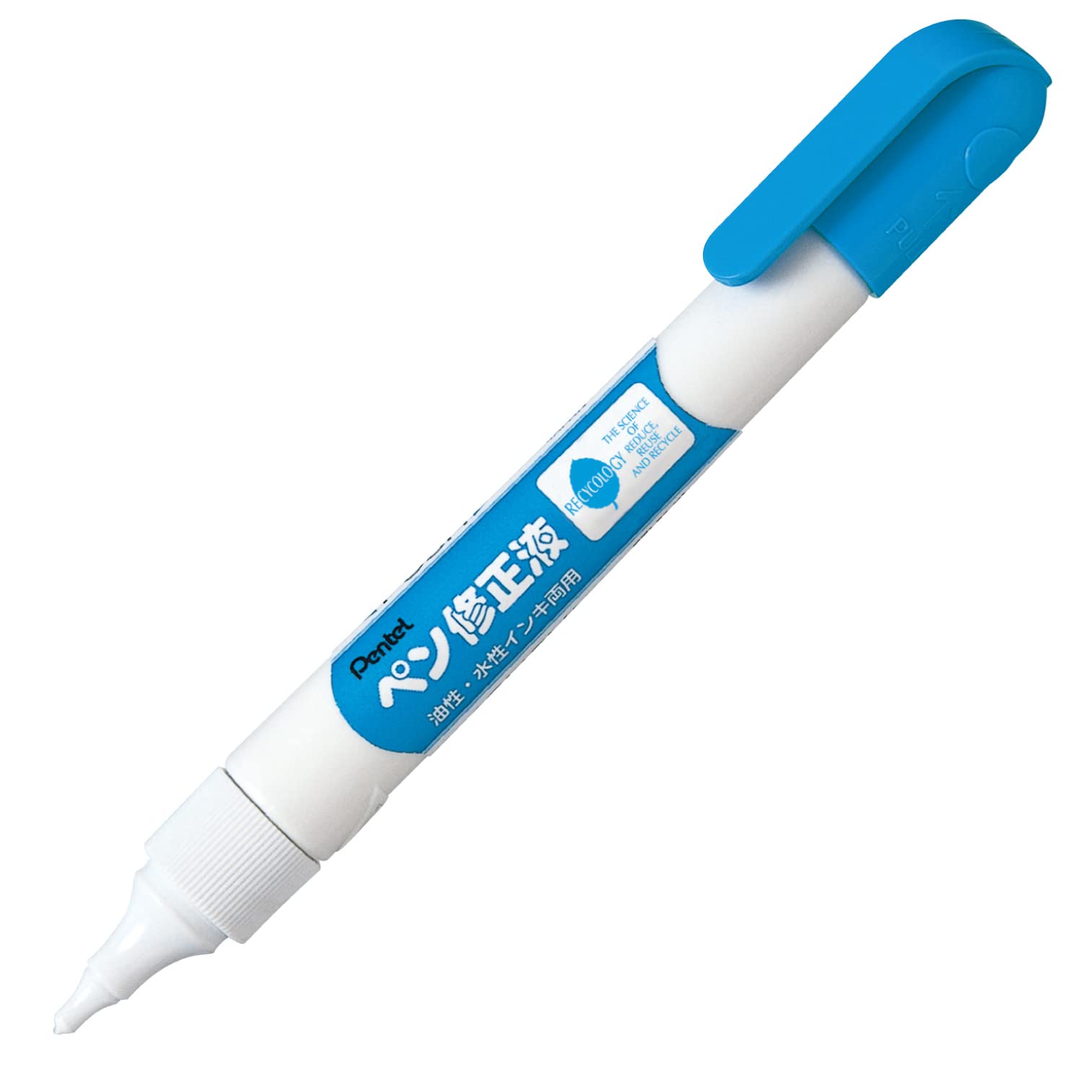 Pentel Correction Correction White Pen, Fluid, XEZL21-W,