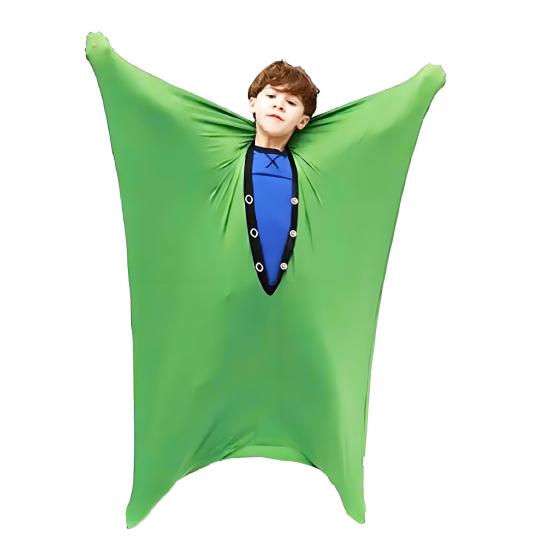 

Детские носки с динамическим движением и сенсорным эффектом для мальчиков и девочек, успокаивающие носки для тела, снимающие беспокойство и стресс, детские носки-обертывания для всего тела, успокаивающее терапевтическое одеяло M зелёный