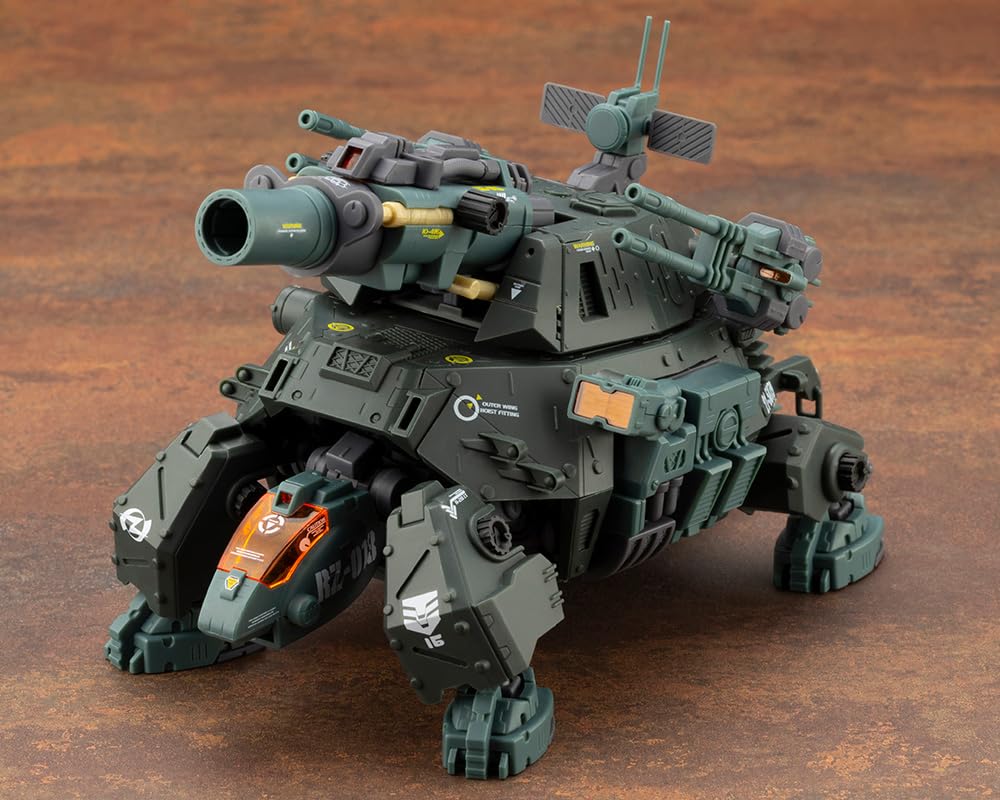Kotobukiya HMM ZOIDS Canon Tortoise Marking Plus Scale Plastic Model Approximately 120mm Long RZ-013 Ver. 1/72 Kit,