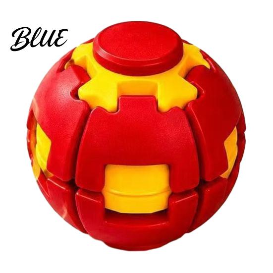 Press Spinning Ball 1/2Pcs 3D Printed Rotating Ball Stress Relief Fidget Spinner Toy