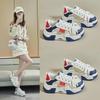 Sale Korean Version Shoes Female  Autumn Students Sports Running Shoe Casual Thick Bottom Designer Comfortable Sneakers
