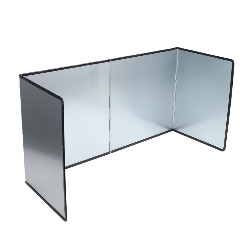 Splatter Guard Heat Insulation Board Silver Zinc Plated Iron Oil Splash Insulation Board for Kitchen Cooking
