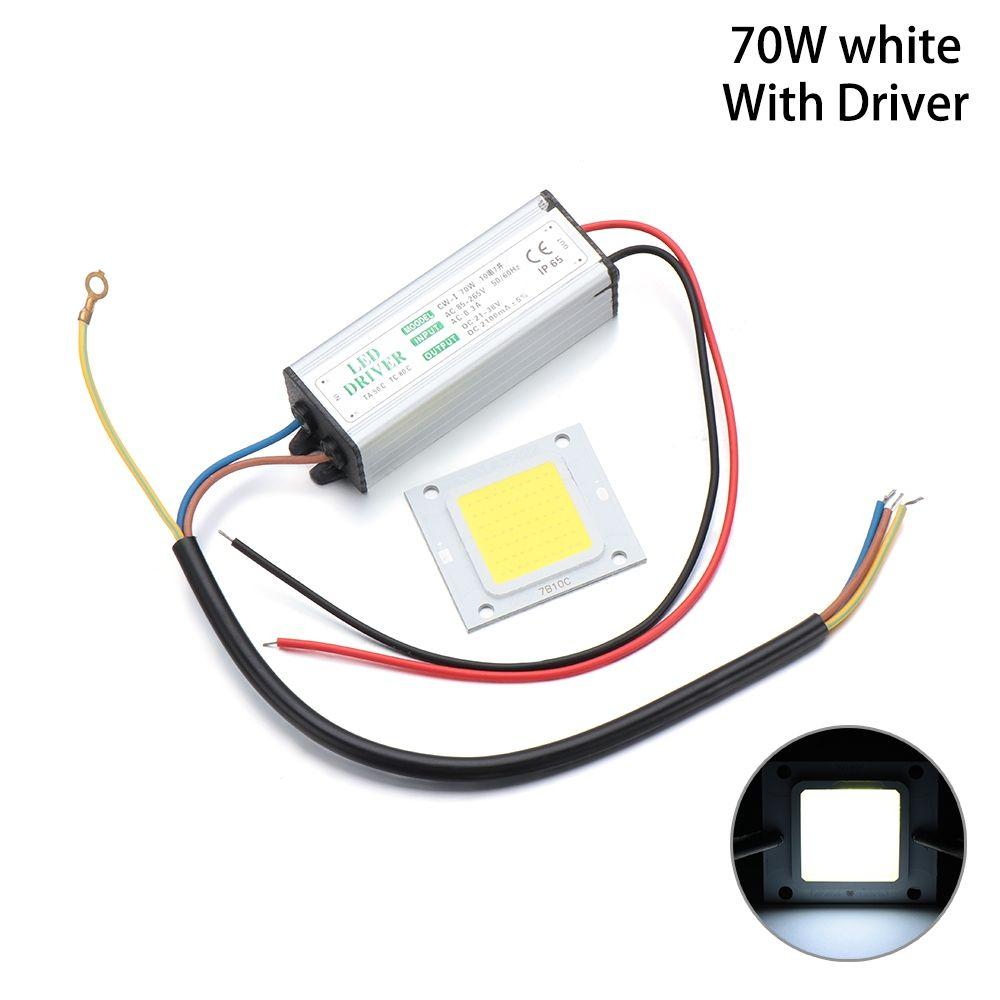 For Flood Bulb Lamp Light Source LED COB Chip 10W 20W 30W 50W 70W 100W with Power Supply Driver