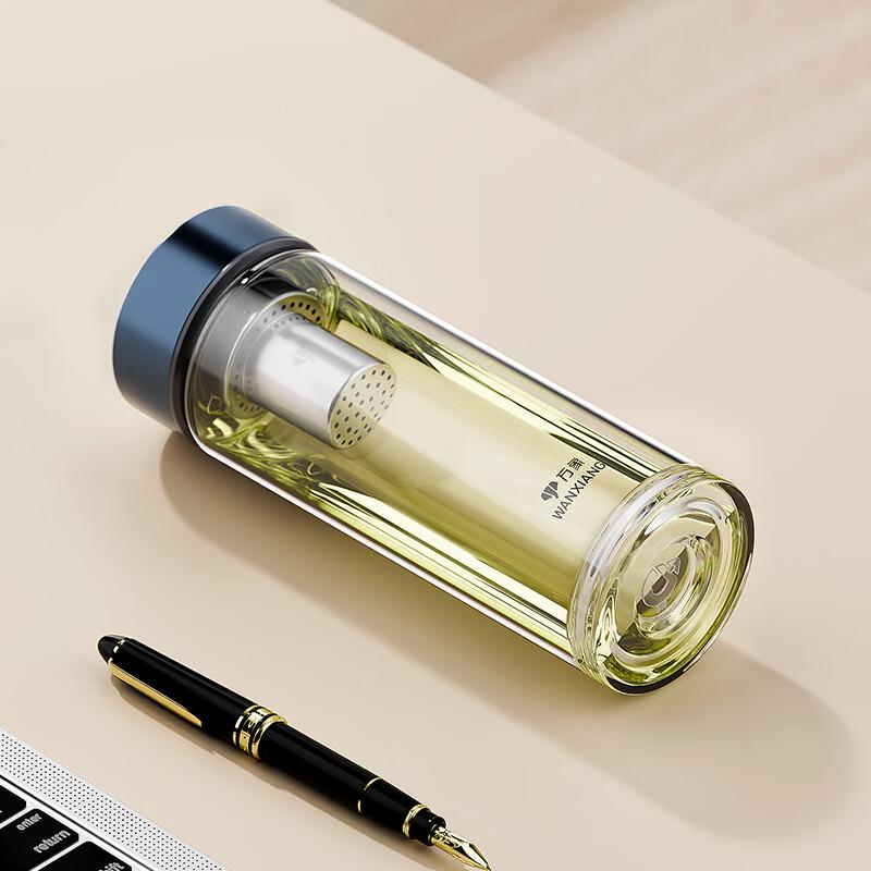 Wanxiang Portable Borosilicate Glass Tea Infuser Bottle