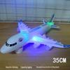 Electric Children's Airbus Model: Light & Sound Anti-Collision Toy Airplane Assembly.