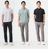 [Silk Slippery Drop] Langdeng Men's Business Leisure Summer Vinegar Fiber Silk Linen Polo Shirt