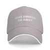 Make America Go Away MAGA Adjustable Hat Summer Sunscreen Baseball Caps Unisex's Women's  Hip Hop Baseball Cap Casual Outdoor Hats