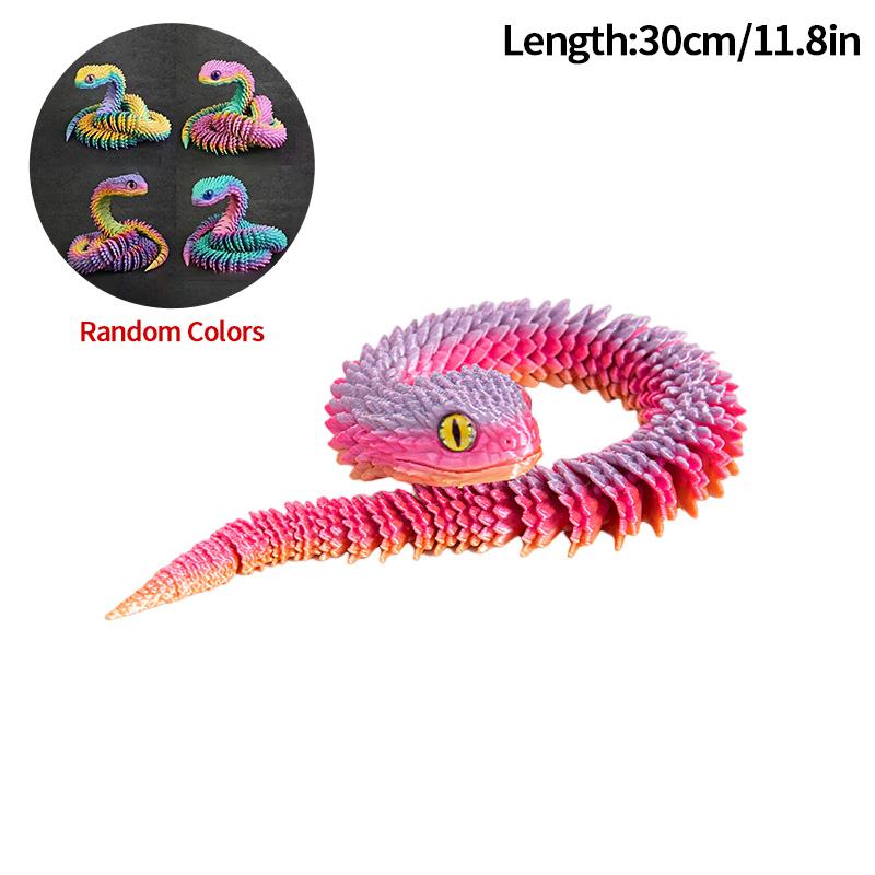 3D Printed Snake Dragon 3d Printed Figures New Year Decoration Traditional Table Ornament 3d Toys Gifts for New Year 2025