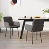 Day and Night - Day and Night Dining Chairs 2 Units Dark Gray Velvet