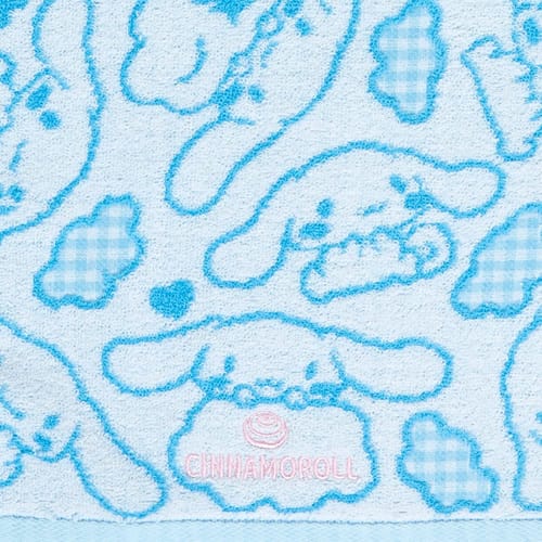 Sanrio Cinnamoroll Antibacterial and Deodorizing Face Towel 801127, Silver