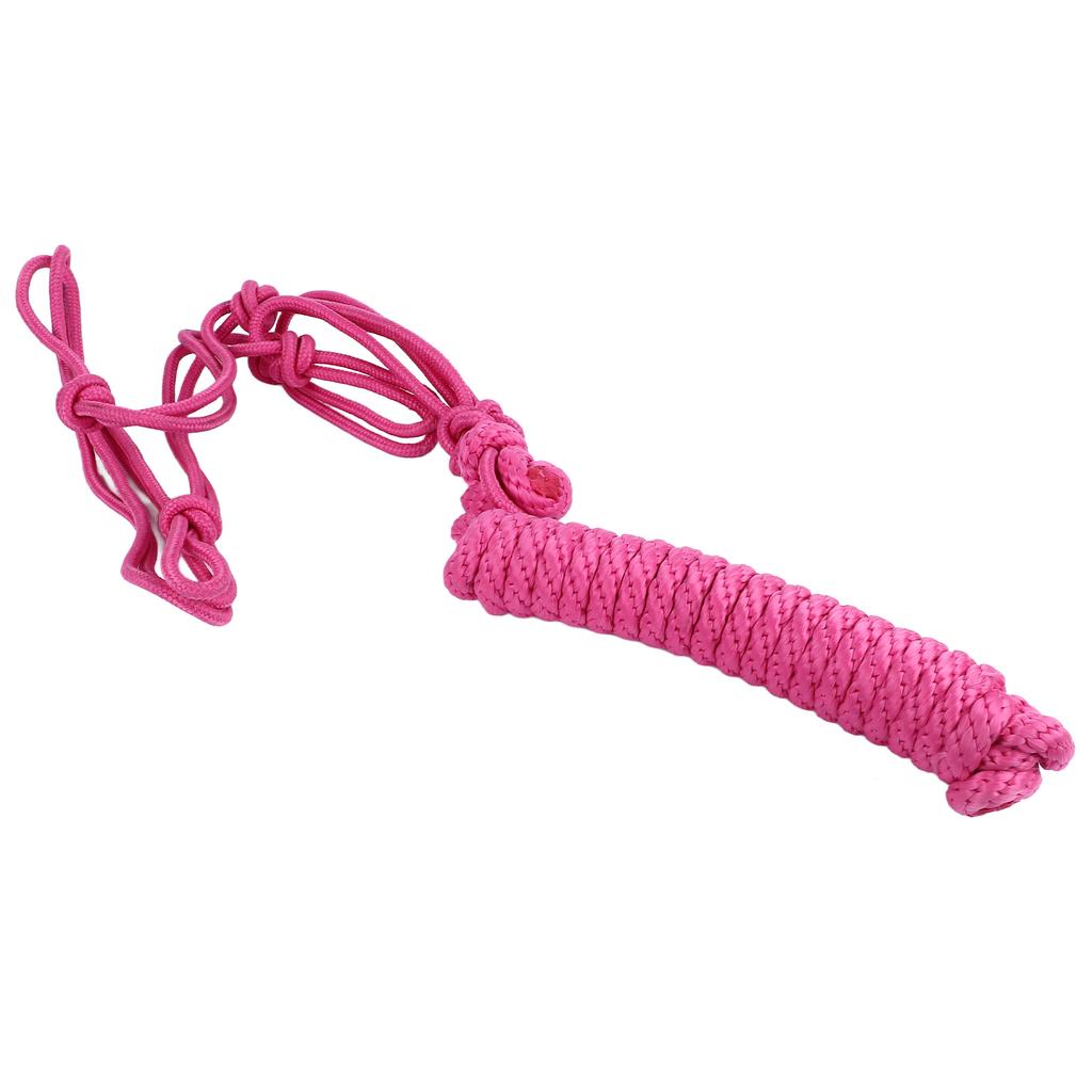 Seilhalfter Mehrknoten Verstellbar Sicher Tragbar Weben Pferdehalfter für Training Täglich Pink