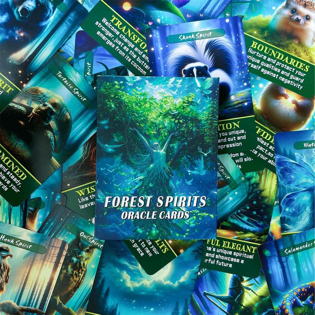 Carte Oracolo degli Spiriti della Foresta Riscopri La Magia Dimenticata Impara di Te Stesso e del Mondo Intorno a Te