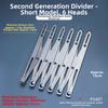 Expandable Aluminum Sewing Gauge for Precise Measurement and Marking in Sewing Crafts Woodworking and Pleating Applications