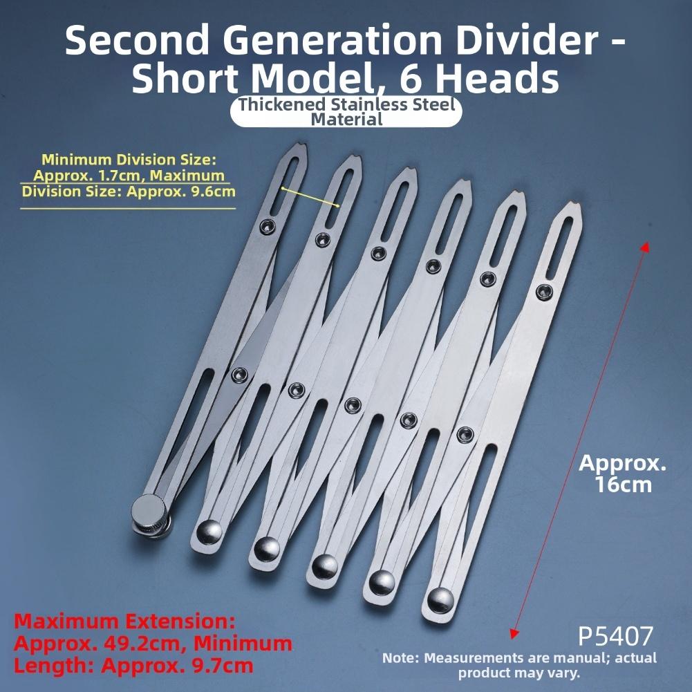 

Expandable Aluminum Sewing Gauge for Precise Measurement and Marking in Sewing Crafts Woodworking and Pleating Applications