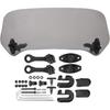 Akozon Deflector,Universal Motorcycle Windscreen Deflector Motorcycle Spoiler Windscreen Air Deflector (Smoked Small)