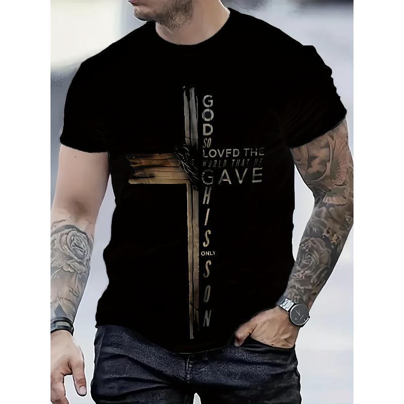 

European sizes Men s Fashion Short Sleeve 4XL чорний