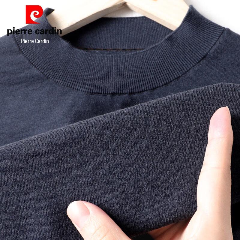 Pierre Cardin Men's 100% Wool Mock Neck Sweater