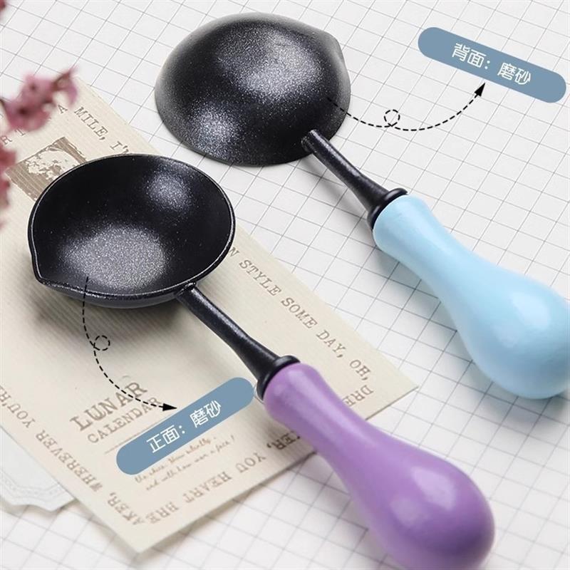 High-Quality Lacquer Seal Non Stick Spoon Sealing Wax Spoon Stamp Seal Heating Lacquer Wax Tool Anti Stick Easy To Clean