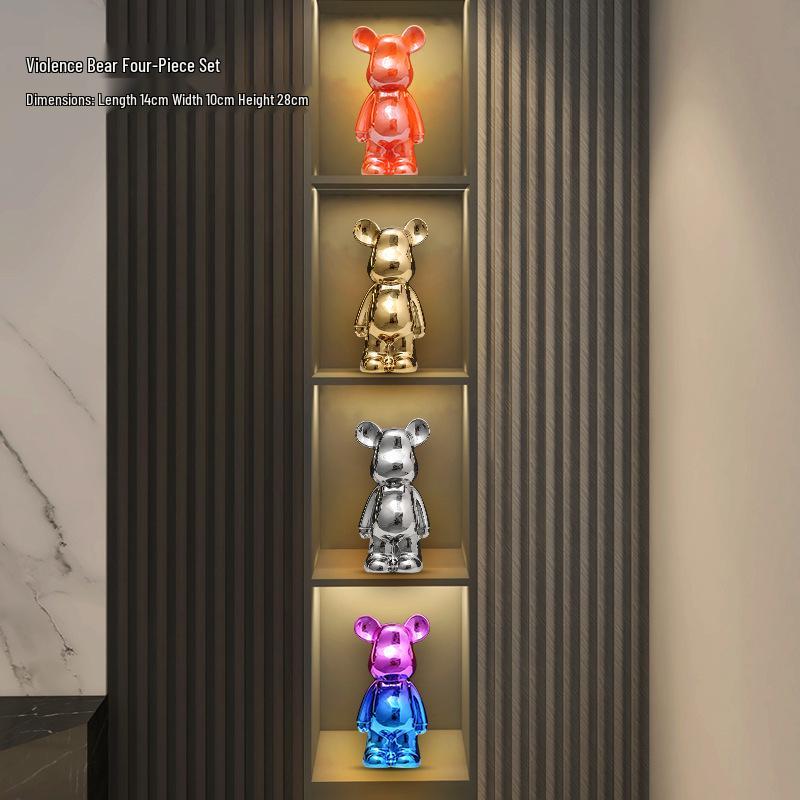 Moderns balta porcelāna lāča ornaments: Viesistabas