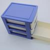 Desktop Drawer Storage Cabinet Office Stationery Storage Box Small Miscellaneous Storage Box with Three Drawers