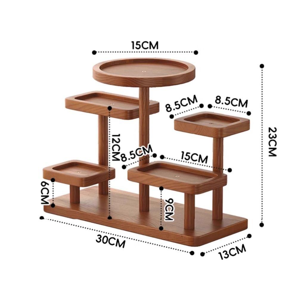With Hooks Key Hanging Rack Retro Jewelry Dish New Wooden Key Holder Entrance Hall