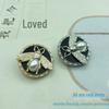 Exquisite Bee and Pearl Metal Button - 3D Fragrance Style Clothing Decoration