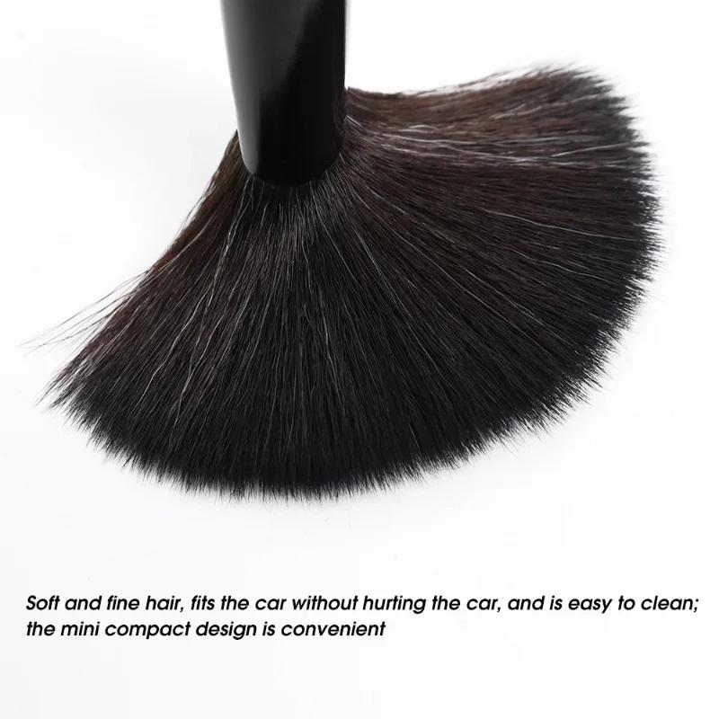 Automotive Interior Detail Brush Ultra Soft Fiber Brushes Electrostatic Dust Removal Tool Gap Brush Cleaning Car Cleaning Vent