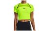 Anywhere Crop Tops Women's Green Crew Neck Moderate 1376816-369