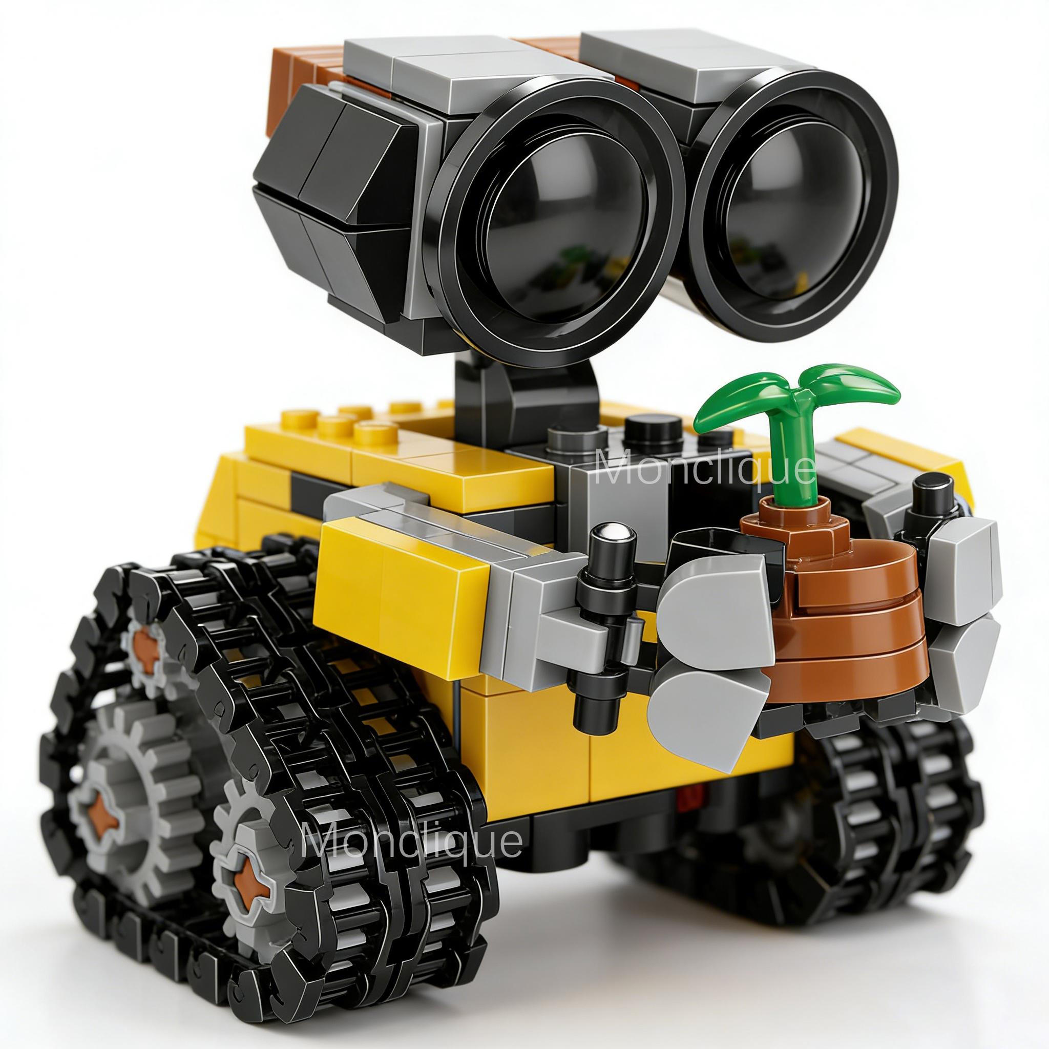 

217Pcs Space Mini Robot Building Bricks Toys Tracked Bot Model Classic Movie Sci-Fi Blocks Dolls Friends Adult Gifts MOC and Kid Friendly Entertaining