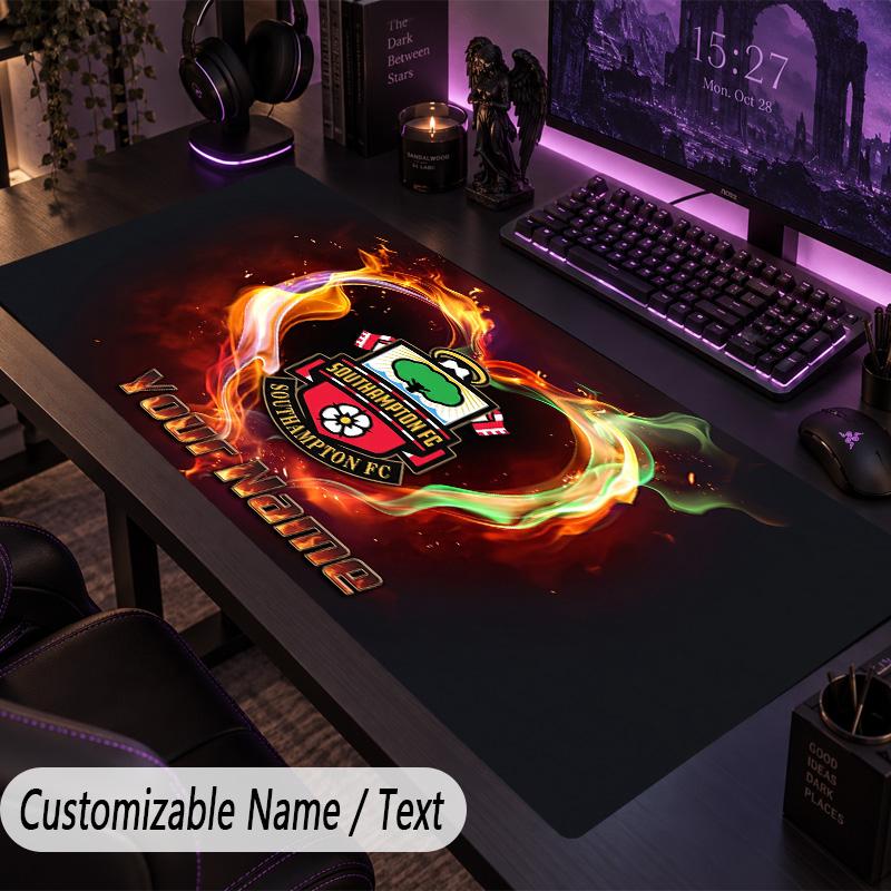 Large Mouse PadSouthampton FC Custom Name Text Personalized Desk Mat Non Slip Gaming Pad