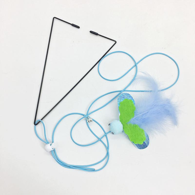 Cat Toys Swing Sticky Disc Elastic Hanging Door Teasing Cat Rope Long Rope Teasing Cat Cat Toy Cat Accessories Pet Kitten Toy