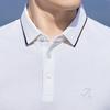 Antonio Men's 55% Silk Blend Embroidered Polo Shirt
