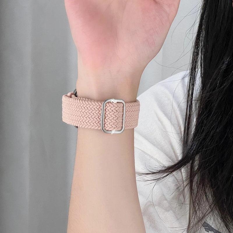 Geflochtene Solo-Schlaufe für Xiaomi Redmi Watch 3 active Armbänder Zubehör Sport Nylon Atmungsaktiv Ersatz Correa Redmi 3 Lite Band