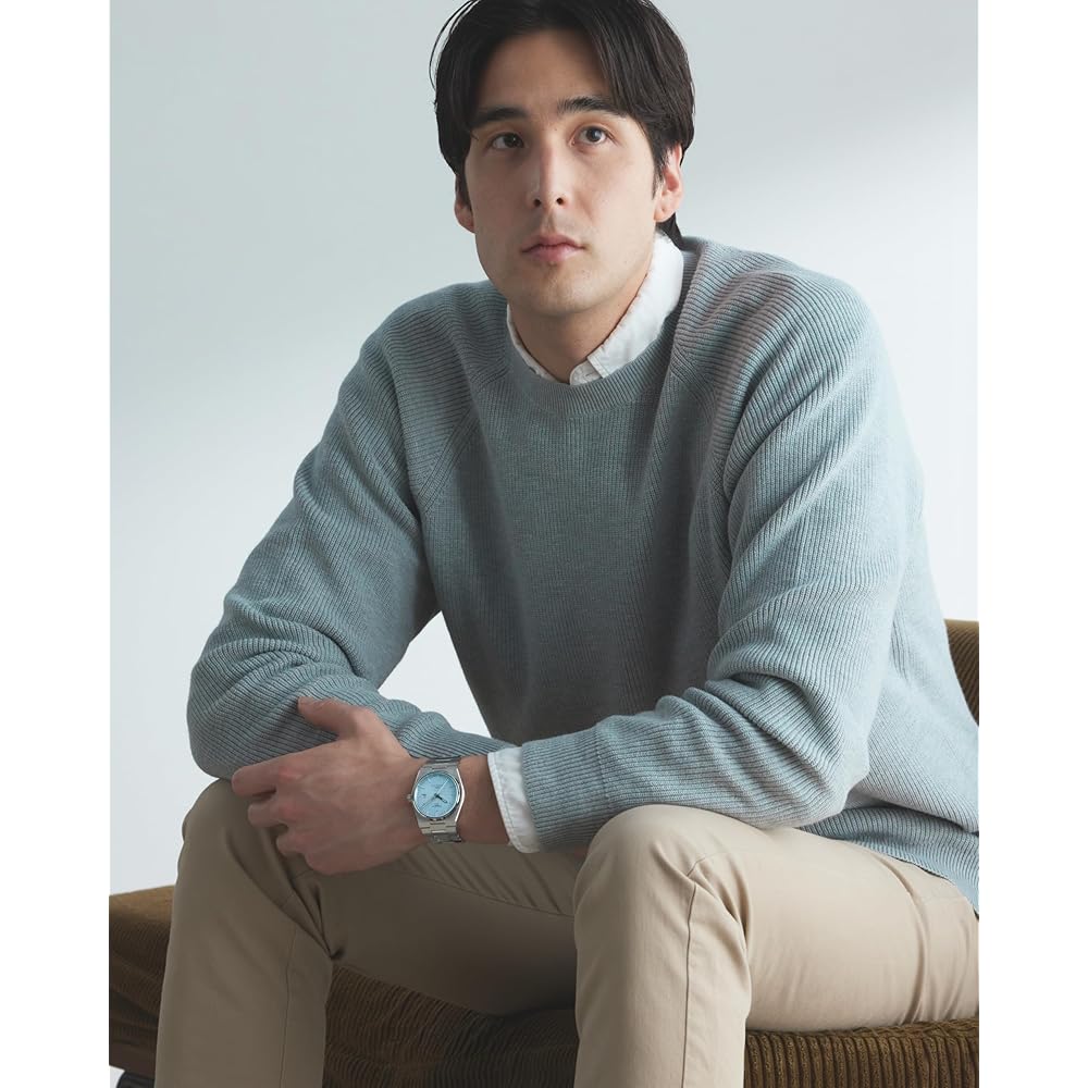 TISSOT Heren PRX Powermatic 80 Horloge met IJzige Blauwe Wijzerplaat en Armband (T1374071135100) [Officiële Import]