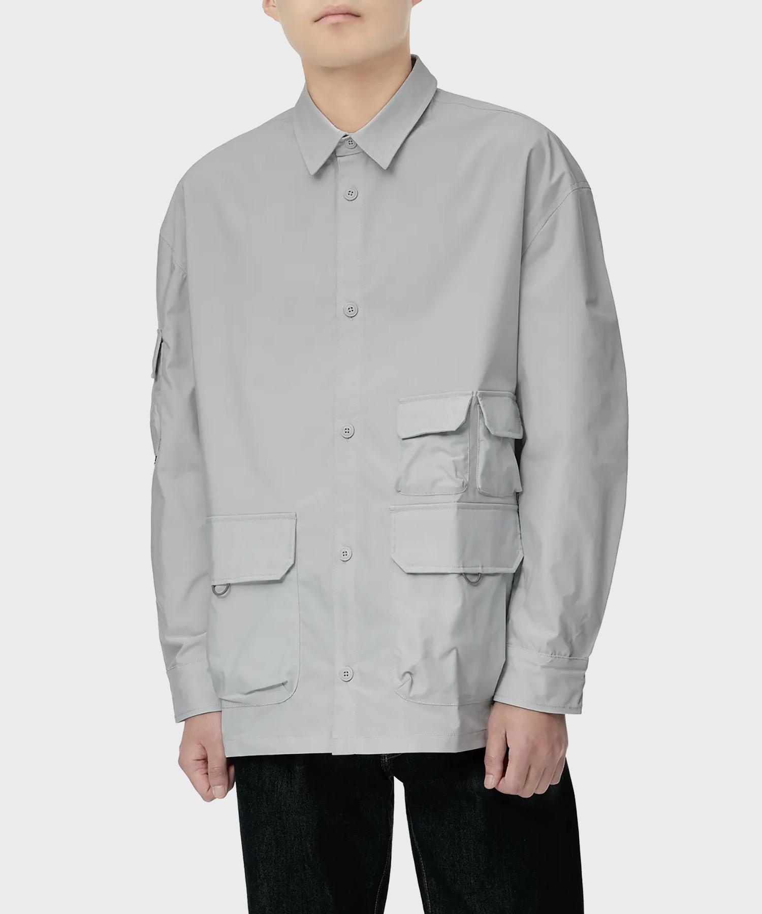 Рубашка с длинным рукавом Dickies Relaxed Statement Цвет Гриб Устрица Oyster Mushrooms