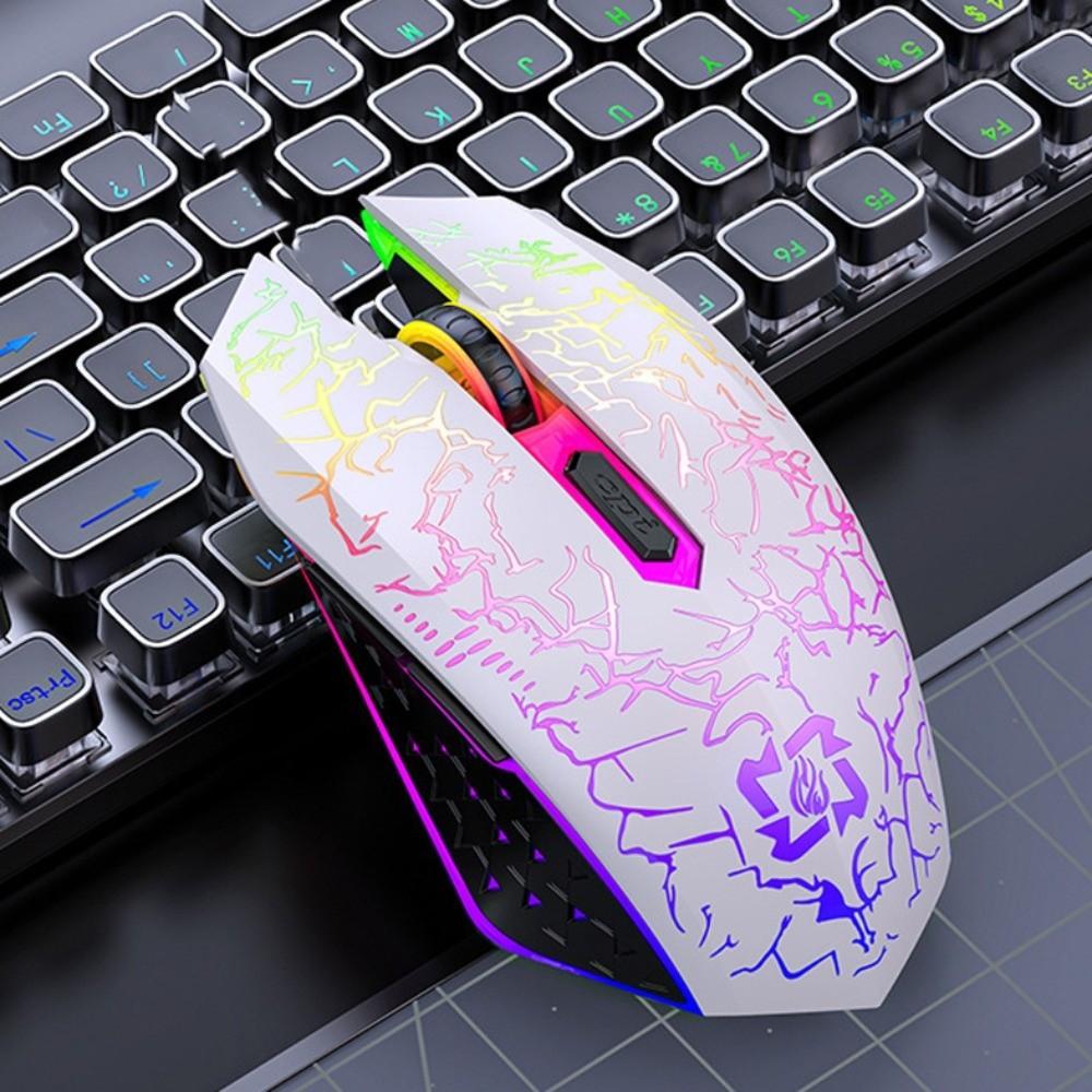 Dual-mode 2.4G Wireless Mouse Bluetooth Rechargeable Mouse Cool Laptop Wireless Mouse  PC