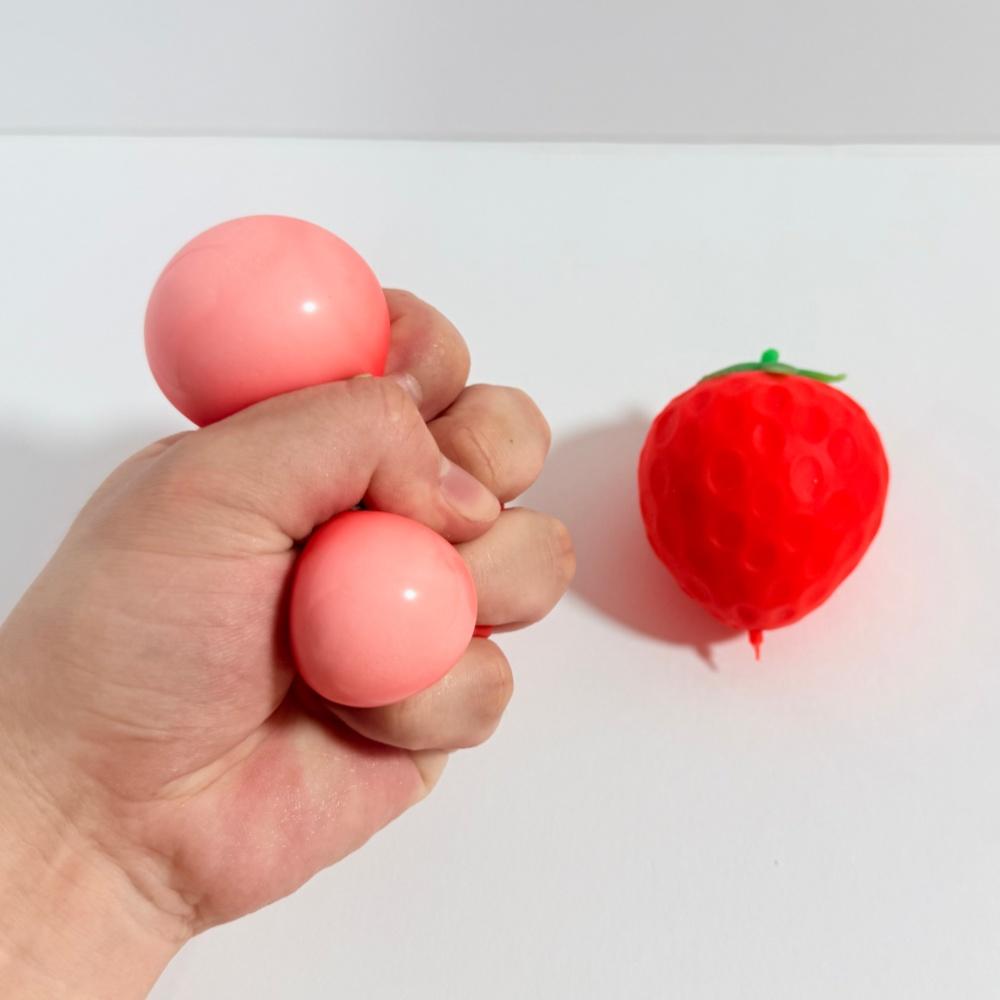 Stressabbau Spielzeug Frucht Squishy Erdbeere Quetschspielzeug Anti-Stress-Spielzeug Fidget Toy Für Freund Weihnachtsgeschenk