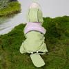Four-Legged Dinosaur Dog Raincoat with 3D Tail – Waterproof for Medium & Large Breeds