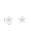 925 Sterling Silber Blume Schraube Ohrringe Stilvolle frauen Party Feine Schmuck Schöne Accessoire Geschenk