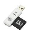 Card Reader USB 3.0 USB Adapter SDXC TF 2 In 1 For Tablets PC Laptop Computer Mini Portable USB3.0 TF Card Reader For Desktops