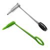 Stainless Steel Vegetable Spiralizer 360 Degrees Rotary Slicer for Cucumber Carrot Potato BPA-Free Ergonomic Handle & Sharp