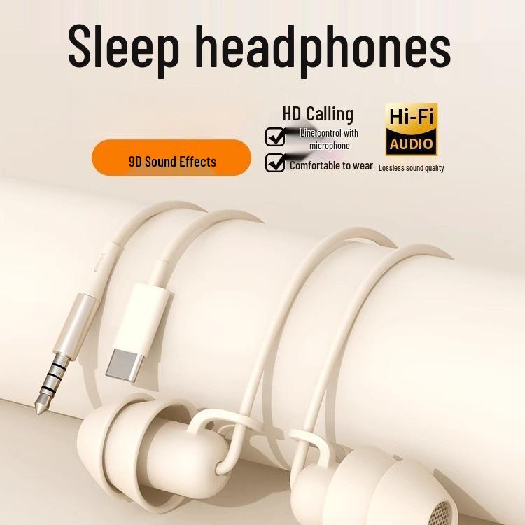 Comfortable Noise-Cancelling ASMR Sleep Earbuds for Side Sleepers
