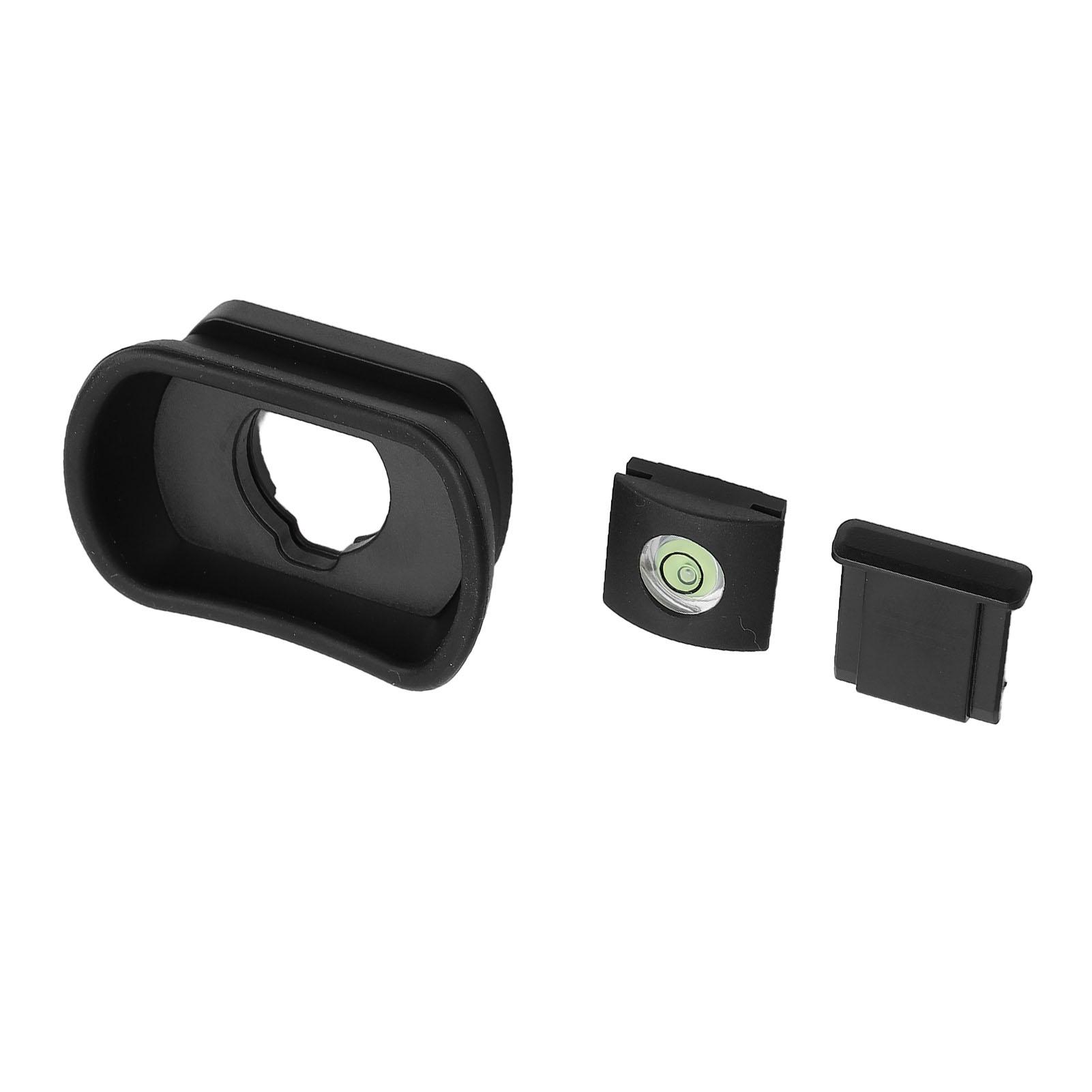 

3 Pcs Set Camera Viewfinder Eye Cup Hot Shoe Cover and Bubble Level for GFX100II 100 XH1 XH2S