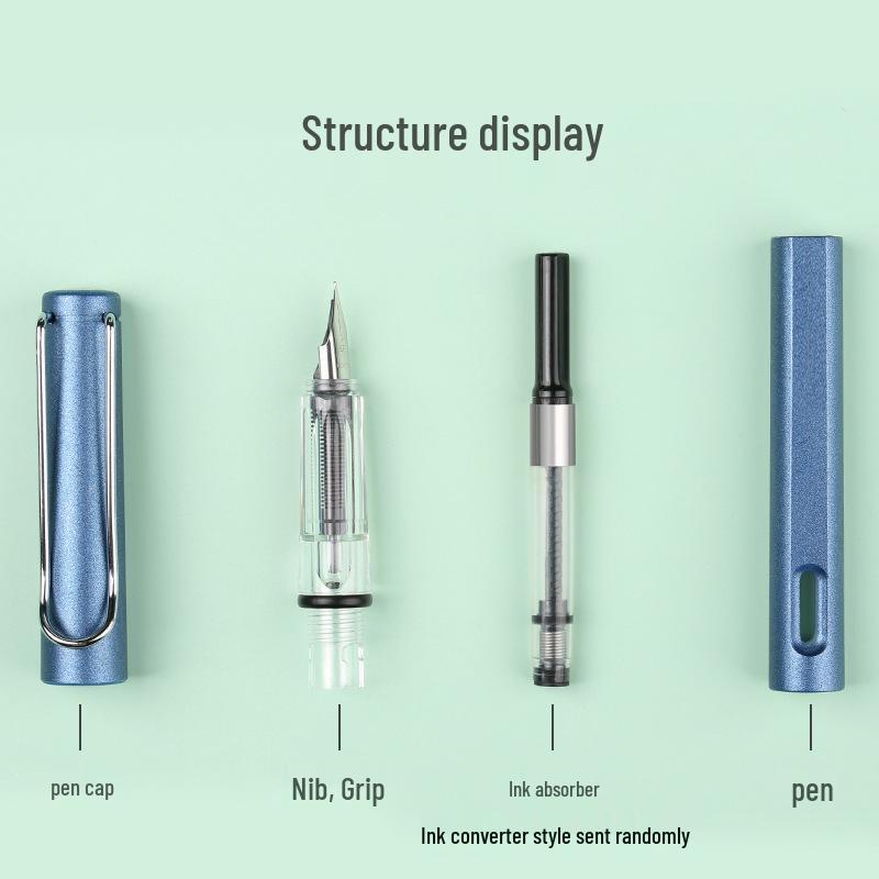 Študentské plniace pero vysokej hodnoty s hrotom EF a trojuholníkovým úchopom na kaligrafické cvičenie a ako darček